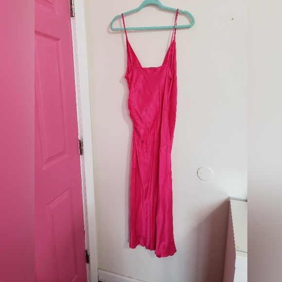 NWT Zara Draped Camisole Midi slip in Dress - Picture 10 of 11